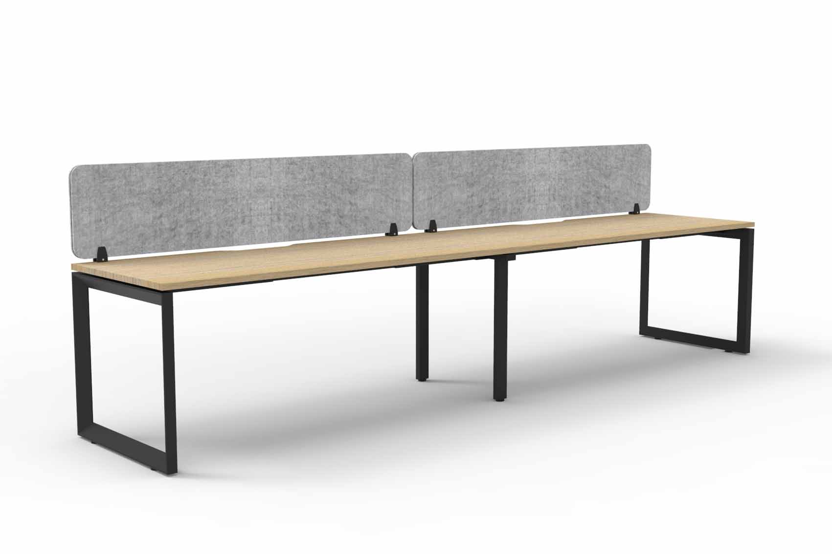 Loop 2 Person Single Sided Workstation - with Eco Screen